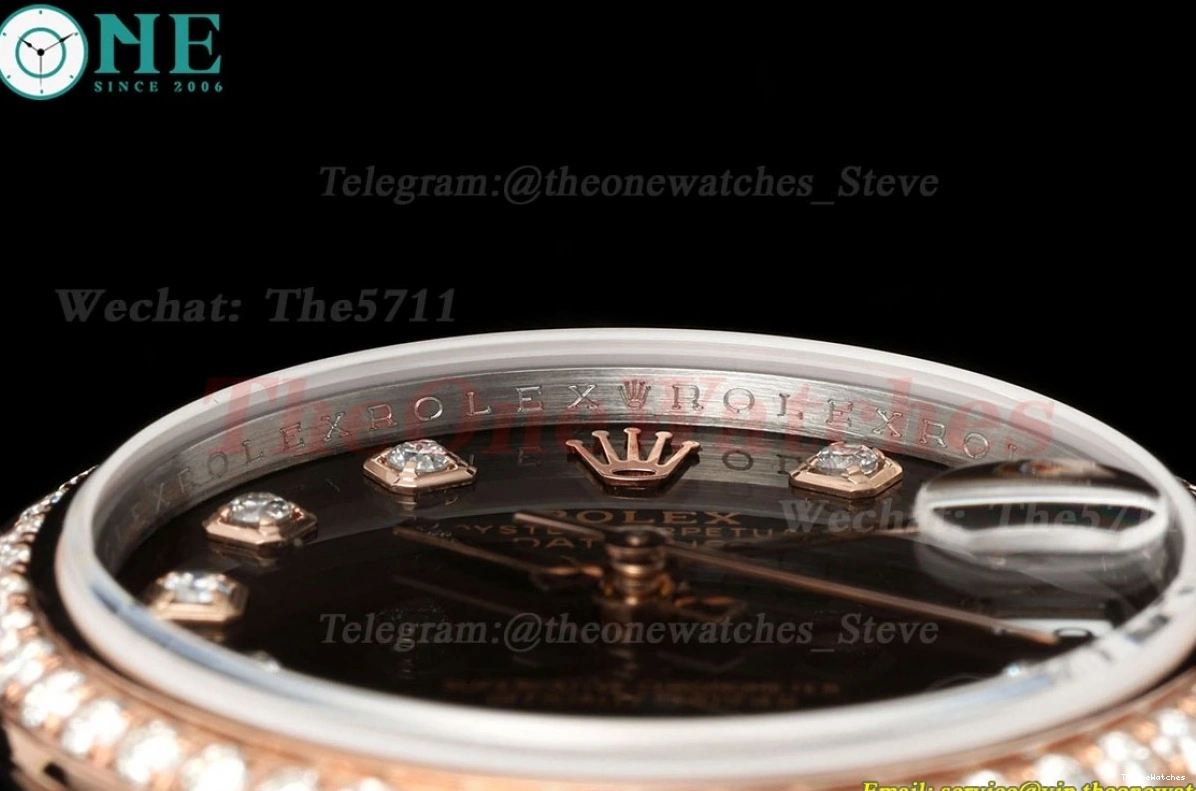 31mm Datejust Dia Dia Jub SS Brown 278271 JARF A2236 RG 0430